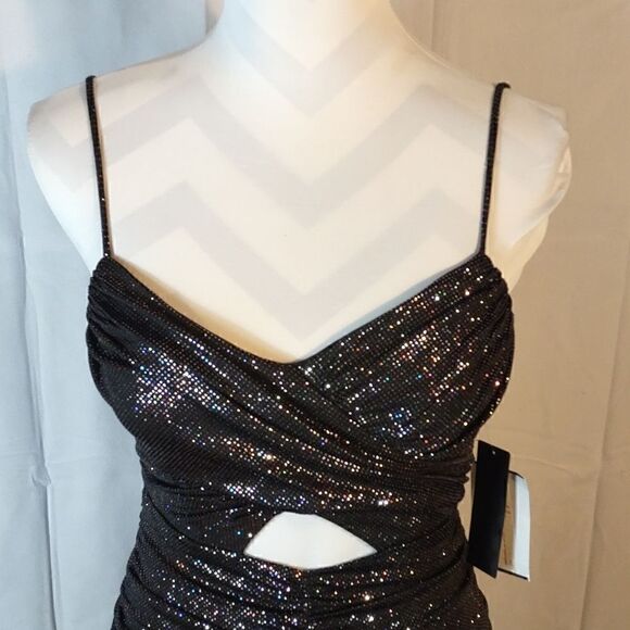 City Vibe "Midnight Sparkle" Mini Cocktail Dress - Picture 2 of 10